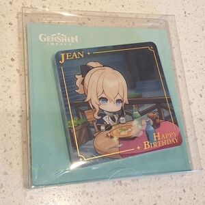Genshin Impact Heartfelt Wishes Series Jean Acrylic Fridge Magnet (2 x 2 in.)